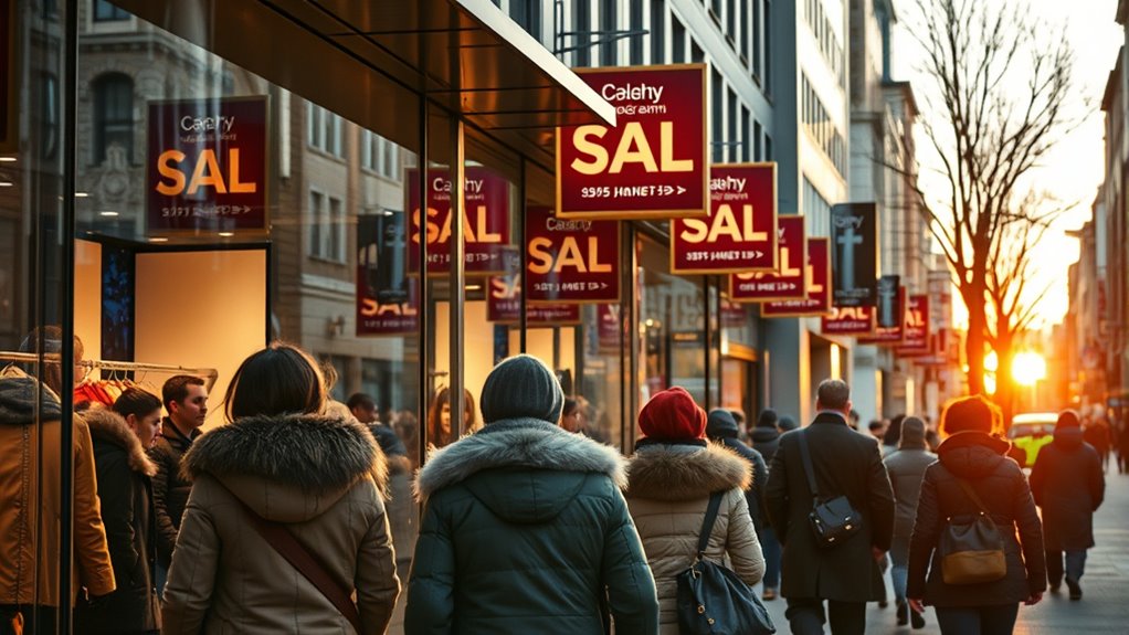 shop during seasonal sales