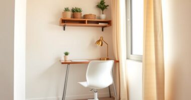 small home office setup