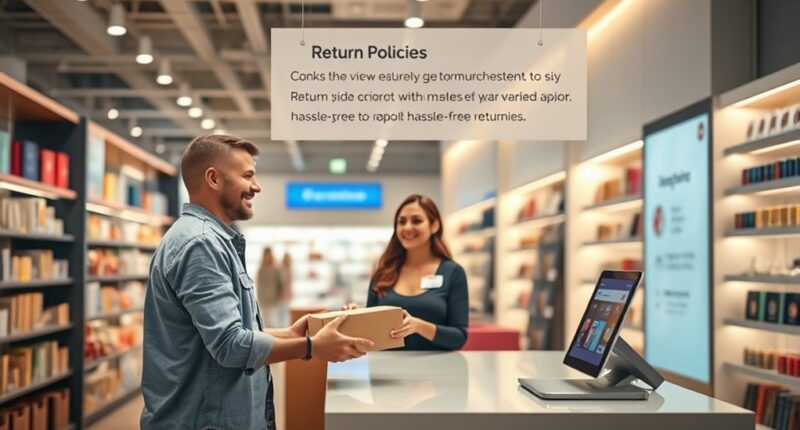 smooth hassle free return process