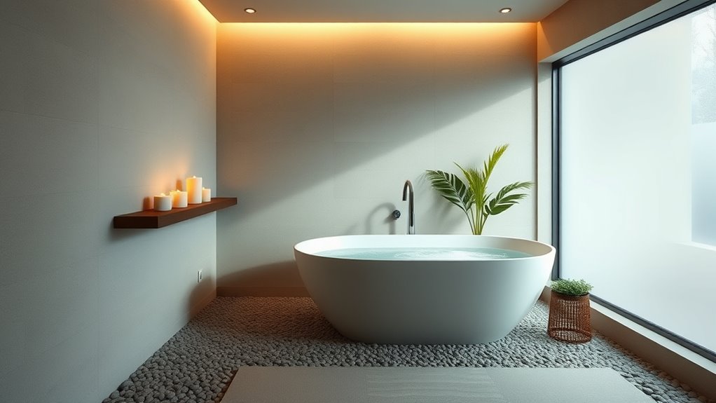 soothing clutter free relaxation space