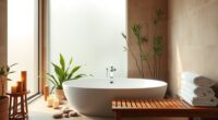 spa inspired meditation bathrooms