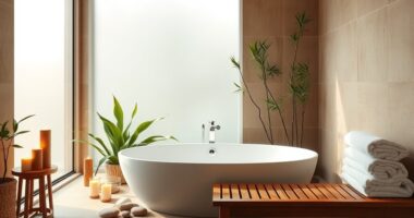 spa inspired meditation bathrooms