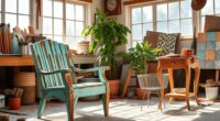 transforming vintage furniture creatively