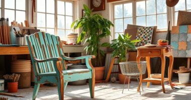 transforming vintage furniture creatively
