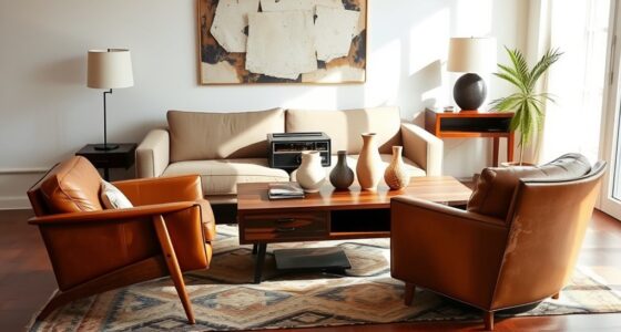 vintage modern interior harmony