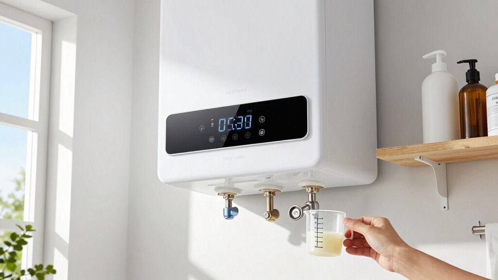 adjust water heater capacity