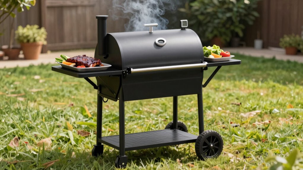 backyard smoking equipment features