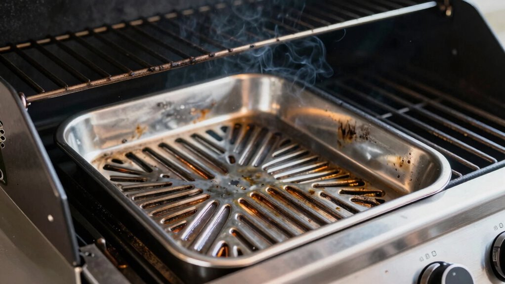 clean grill to prevent flare ups