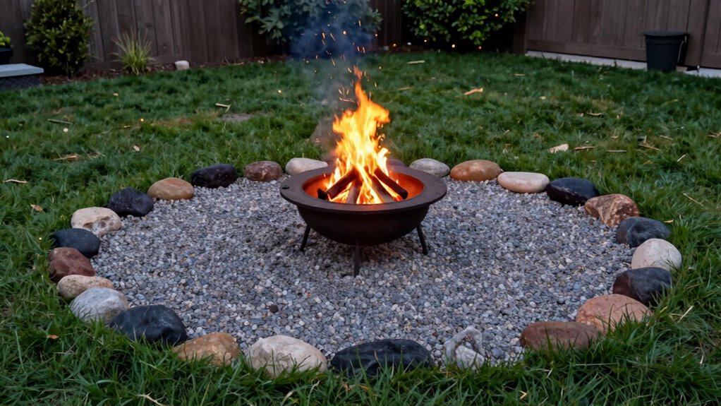create a safe fire zone
