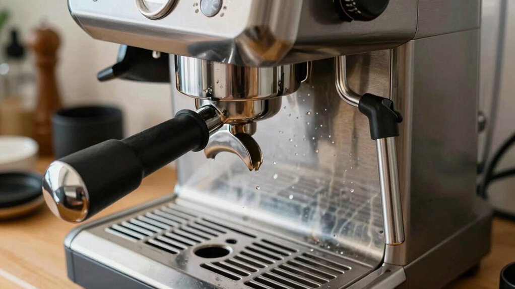 daily espresso machine cleaning