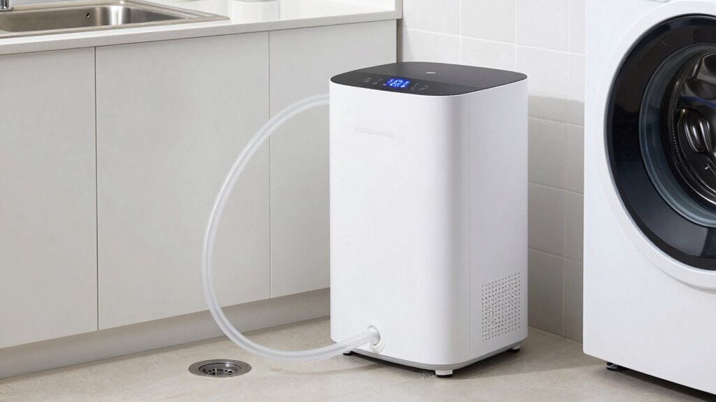 dehumidifier drain hose considerations