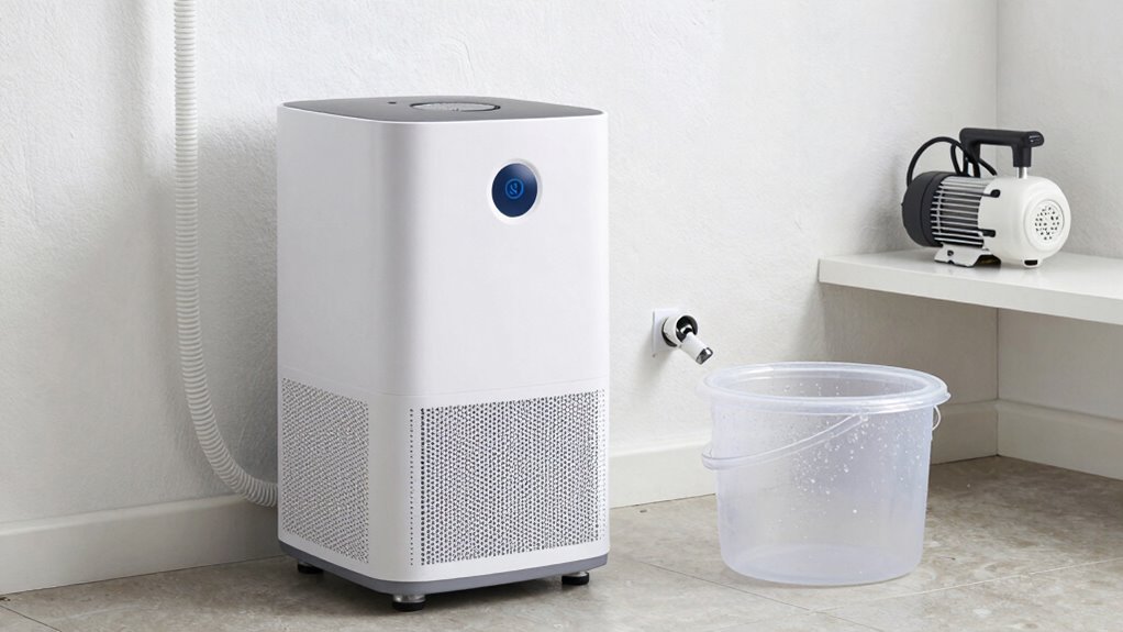 dehumidifier drain options