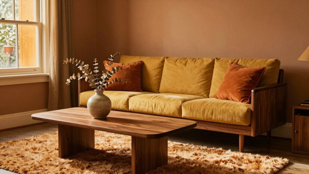 earthy neutral vintage textiles