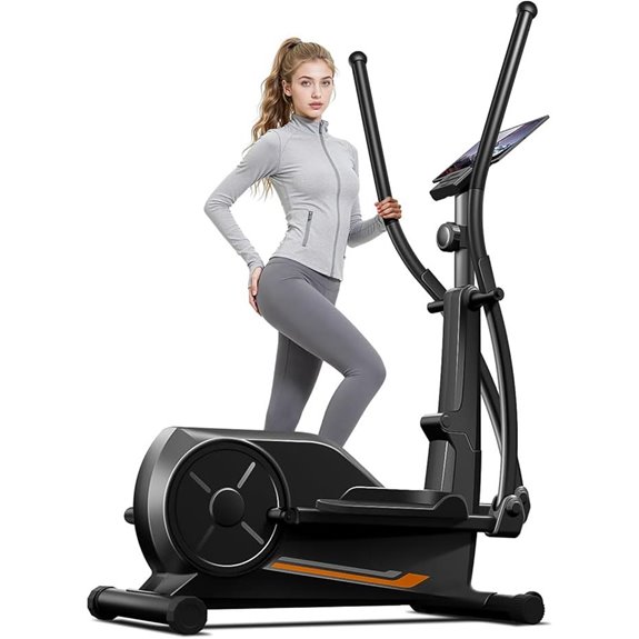 elliptical machine with monitor