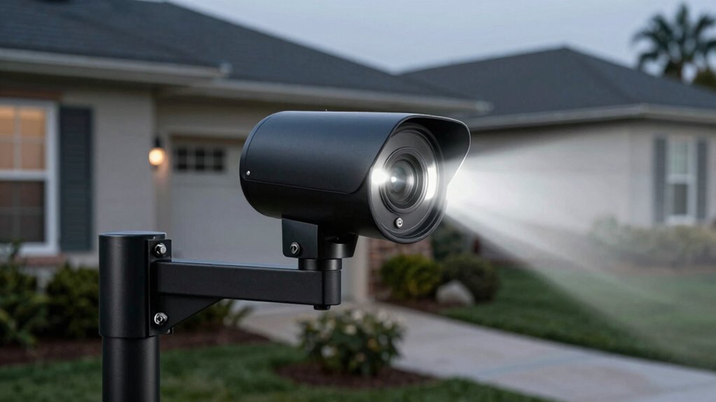 essential wired floodlight features