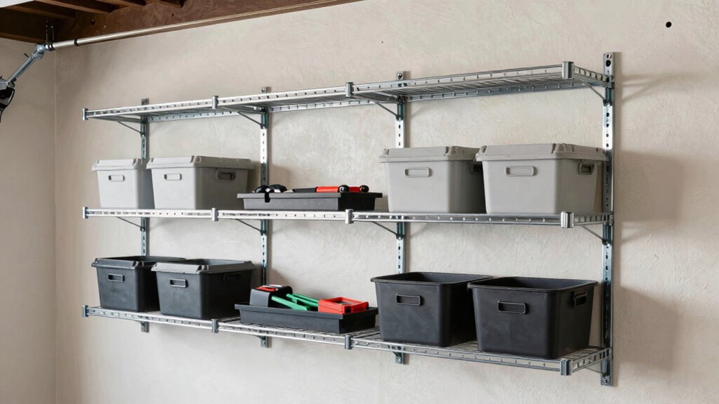 garage shelf weight limits