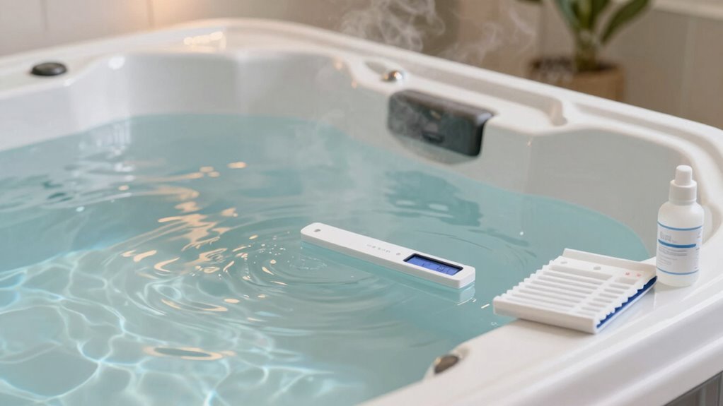 hot tub water chemistry management