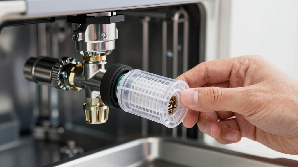 inspect valve and filter regularly