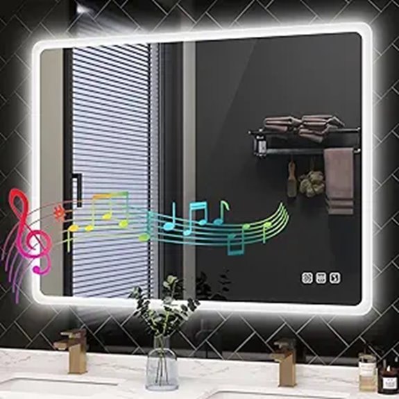 led bathroom mirror