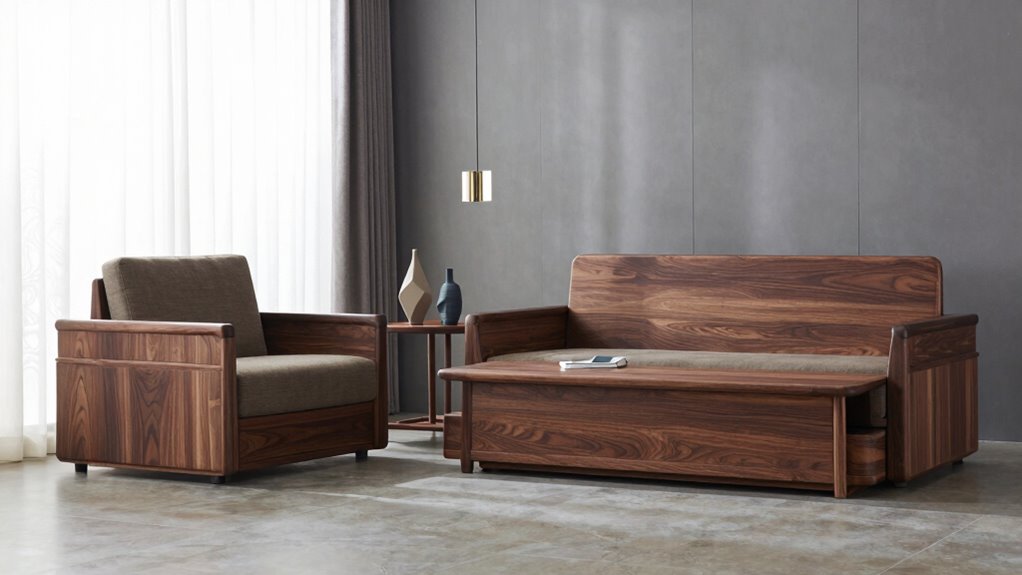 modern dark wood decor