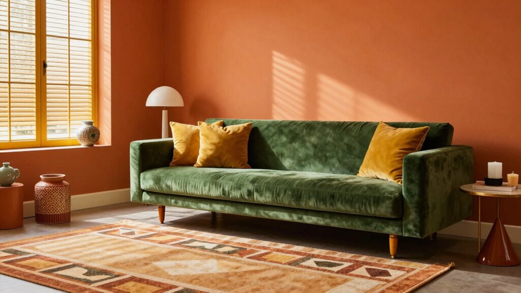 modern retro color styling