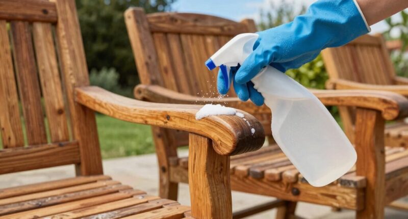 outdoor furniture cleaning routine