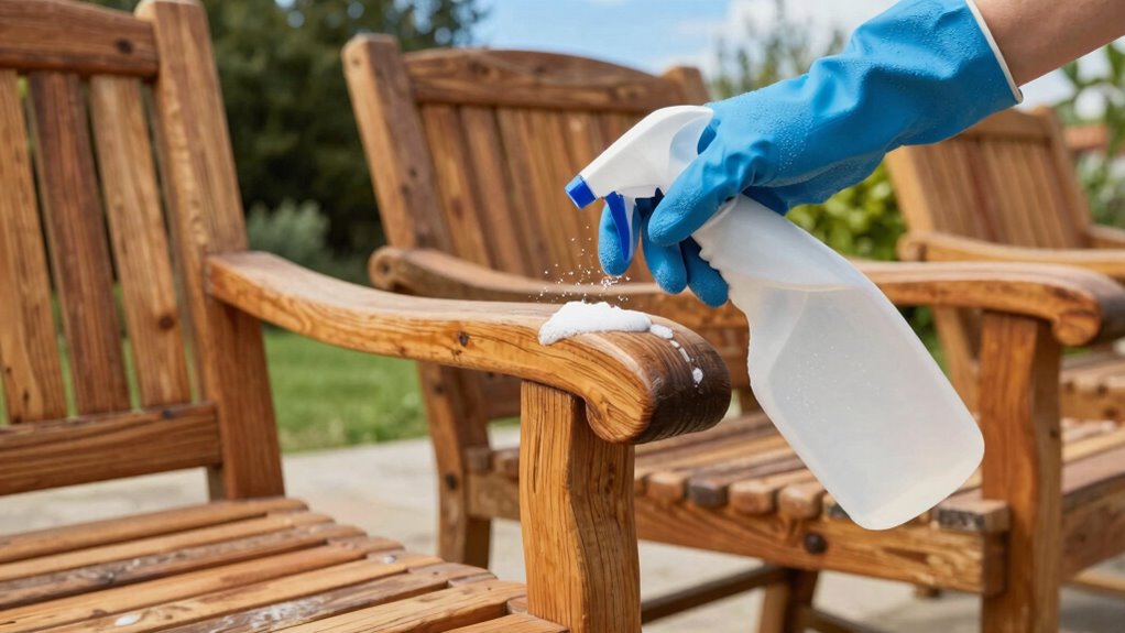 outdoor furniture cleaning routine