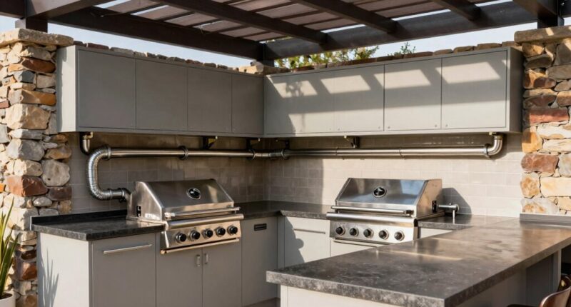 outdoor kitchen wiring and weatherproofing