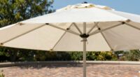 preventing umbrella tipping