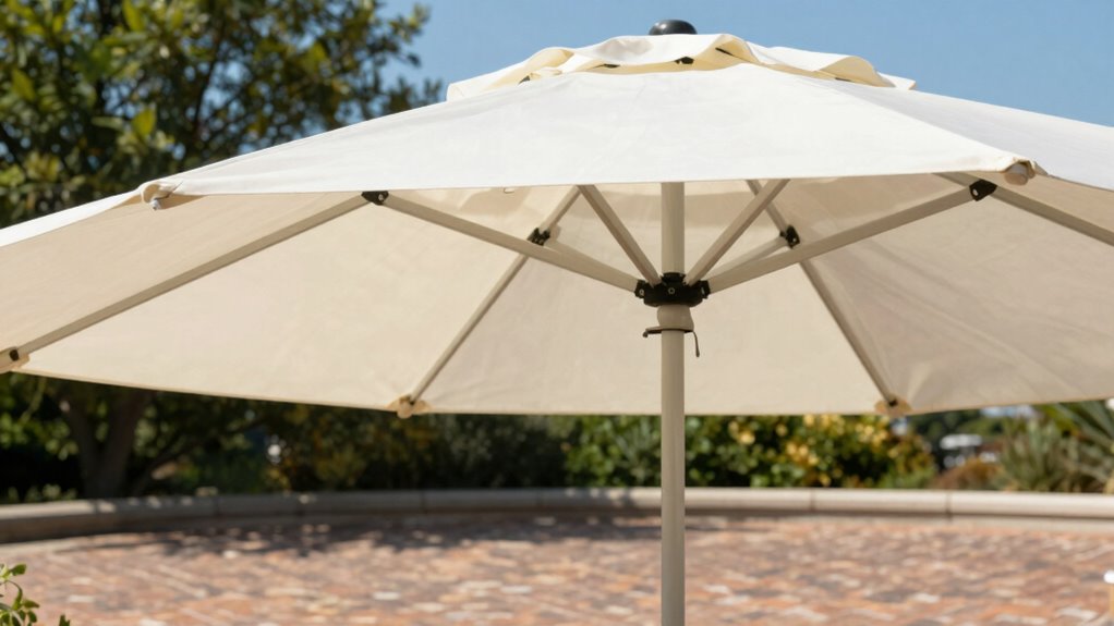 preventing umbrella tipping