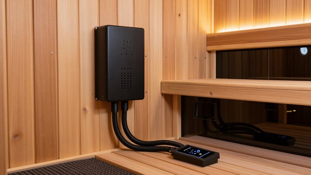 proper sauna electrical setup