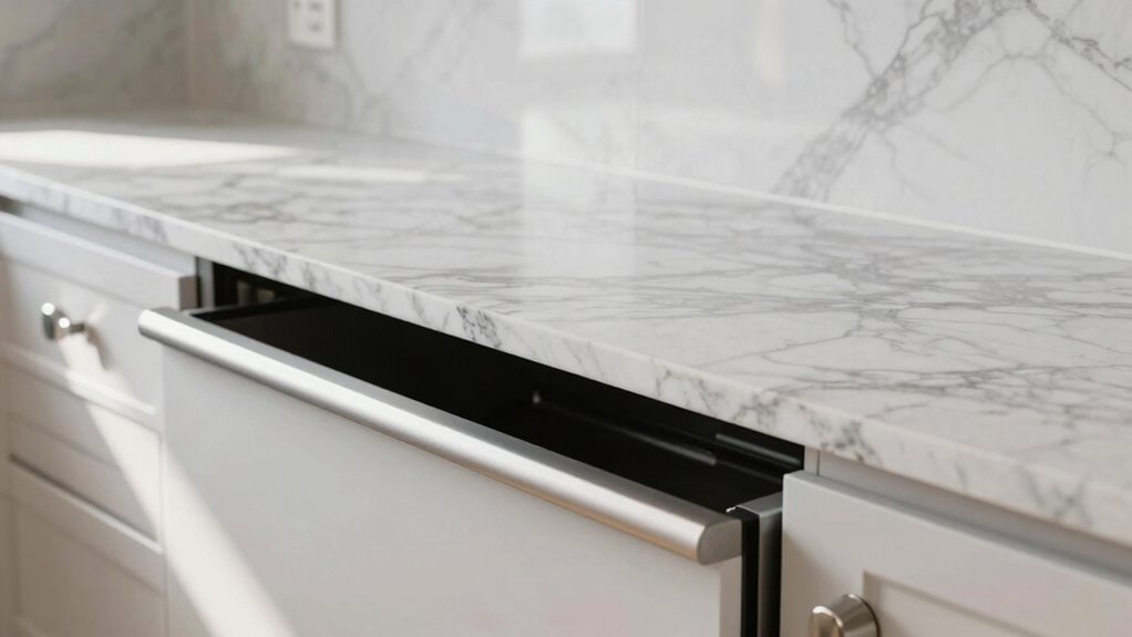 range installation countertop gap