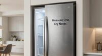 refrigerator doorway measurement guide