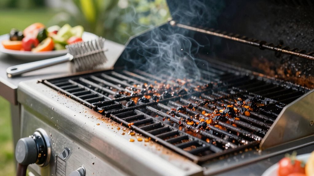 regular grill cleaning schedule