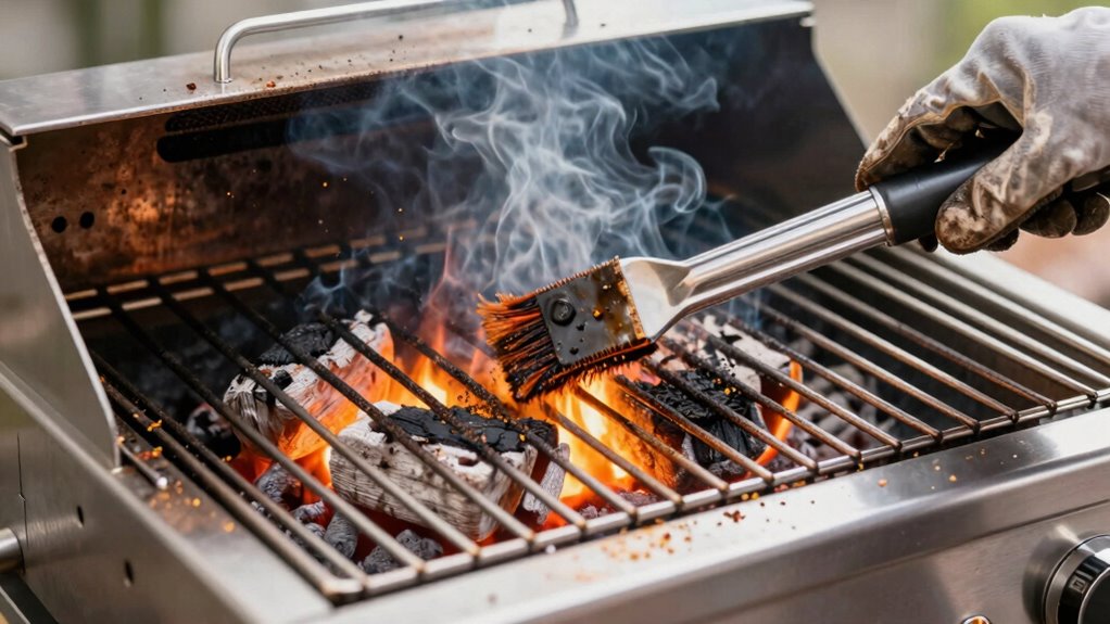 regular grill maintenance routine