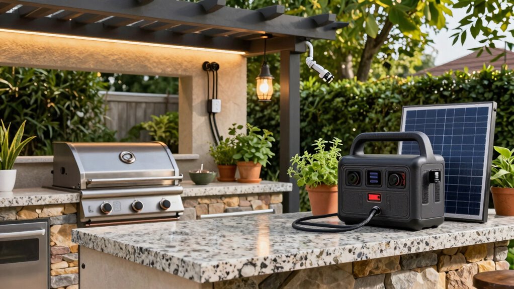 safe outdoor electrical installation