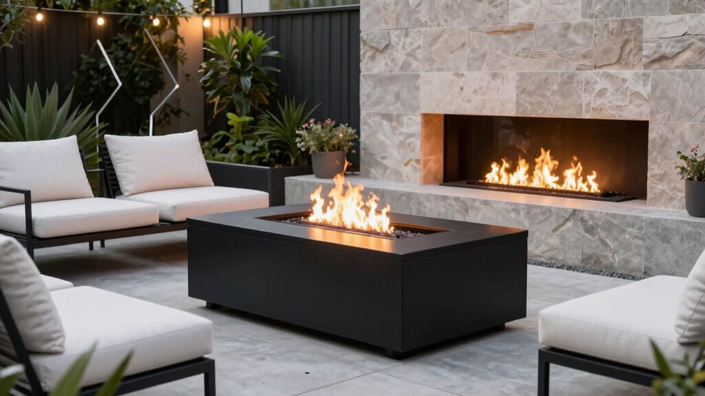 safe strategic fire feature installation