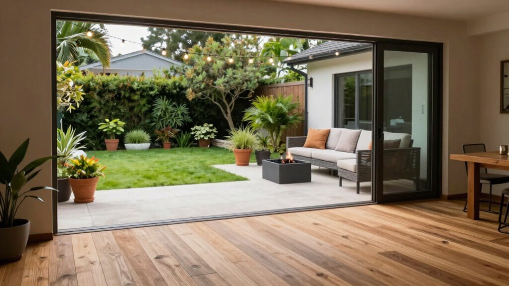 seamless outdoor space flow