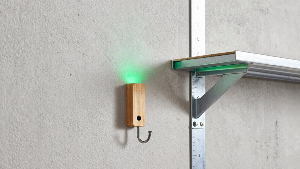 secure shelves and hooks