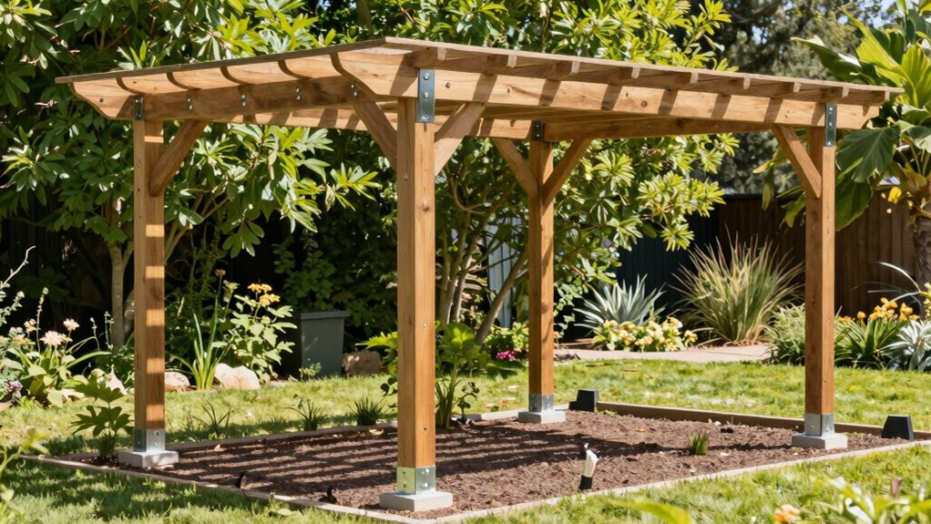 secure your pergola effectively