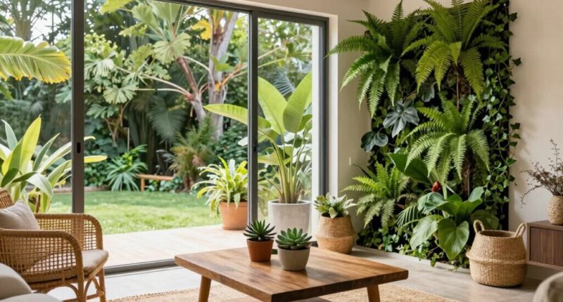 simple nature inspired interior design
