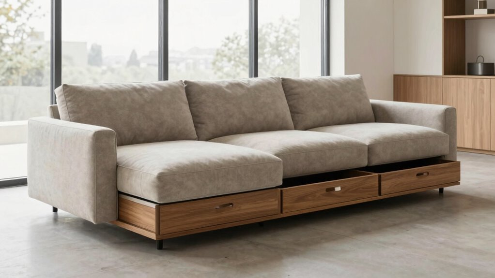 storage capacity and comfort