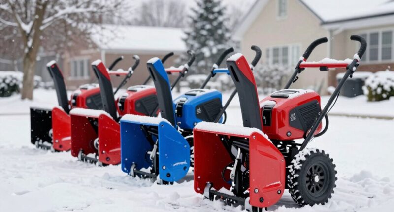 top battery snow blowers