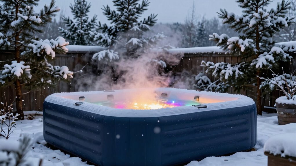 top cold weather inflatable hot tubs