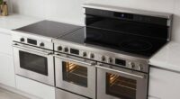 top double oven induction ranges