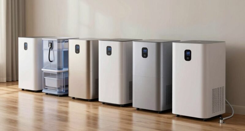 top drain hose dehumidifiers