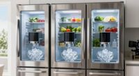 top dual ice maker fridges