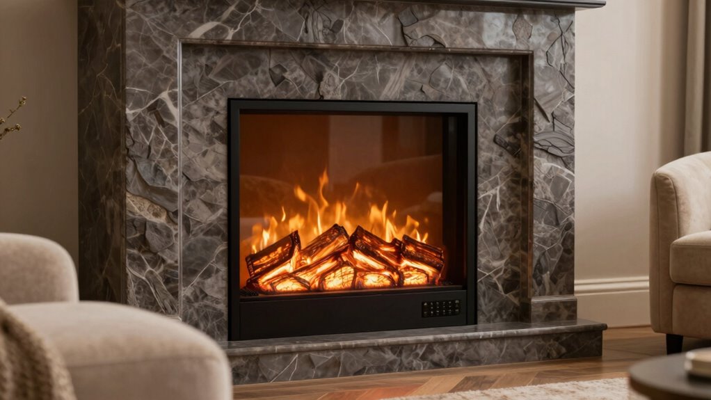 top electric fireplace inserts