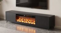 top electric fireplace stands