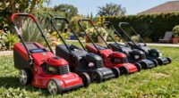 top electric lawn mowers